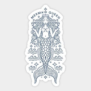 Mermaid Queen Sticker